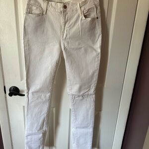 Old Navy Women's White Skinny Jeans